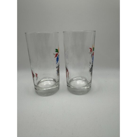 2 Vintage 1998 Nagano Japan Winter Olympics Canada 12 oz Tumbler Glasses - Picture 3 of 8